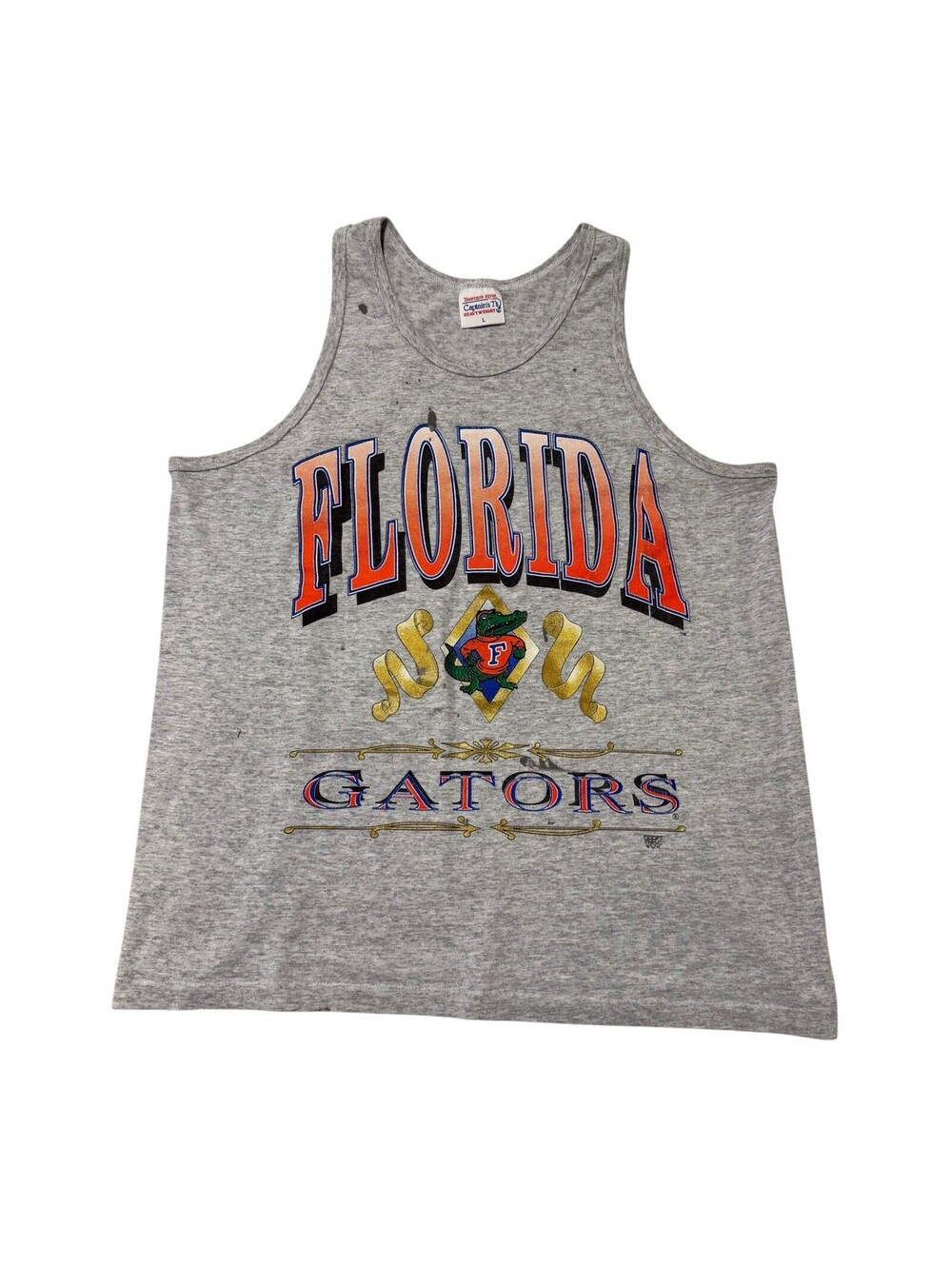 Vintage Florida Gators Tank Top Size L 90s Tennessee River Captains Men’s